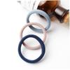 TOVINANNA 50pcs Elastic Hair Tie for Women Girls Hair Band Ponytail Holder Stretch Rope for Decorations Simple Design Elastics Random Color view 3