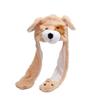Animal Plush Ear Hat Kids Adults Cute Dog Flap Moving Jumping Hat view 1