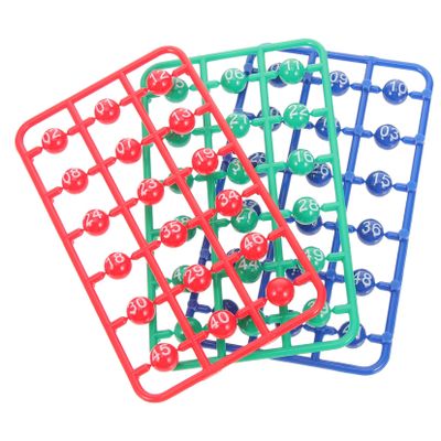 WOONEKY 49pcs Multi Raffle for Bingo and Lottery Games Easy to Read Game Props for Parties and Entertainment Safe and Design