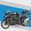 Collection 1:12 for Kawasaki ZX-10R 2010 Motorcycle Model Simulation Diecast Metal Motorcycle Model Gift(Black Retail Box) view 1