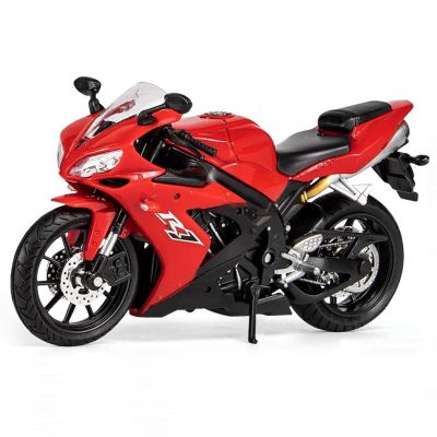 Collection 1/12 Motorcycle Simulation Diecast Model Collection Gift for Y-AMAHA R1 YZF R1(with Foam Box)