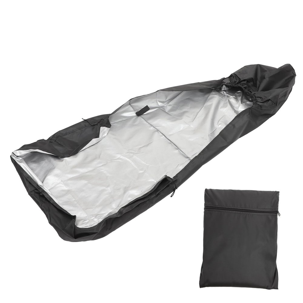 Mikinona 2pcs Nylon Auto Seat Cover Protector Black Car Seat Covers Dust Dirt Protection Washable Storage Bag