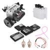 DERELOAS 4 Stroke Engine Kit That Runs - ST-NF2 7.0cc Double-Cylinder Engine Model Kit for Adults with Starting Ignition Set, DIY Motor Kit, Cool Science Gadgets view 1
