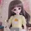 1/4 BJD Doll Kawaii Doll Move Joints Handmade Makeup 18 Inches Collectible Cartoon Dress up Dolls The (J) view 4