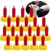 20-PCS Goat Nipples Nipple Soft Rubber Pacifier for Feeding Pup Foal Calf Small Animal Screw On Sprite Coke Soda Bottle (Yellow) view 1