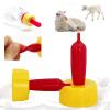 20-PCS Goat Nipples Nipple Soft Rubber Pacifier for Feeding Pup Foal Calf Small Animal Screw On Sprite Coke Soda Bottle (Yellow) view 4