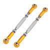BESTonZON 6pcs Aluminum Alloy Rc Pull Rods Turnbuckle Rod Linkage Long for Rc Cars Linkage view 1
