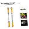 BESTonZON 6pcs Aluminum Alloy Rc Pull Rods Turnbuckle Rod Linkage Long for Rc Cars Linkage view 2
