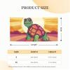 Banner Party Decor Happy Birthday Banner Personalized Banner with Brass Grommets Turtle in the sun Banner Party Background Yard Banner Sign Backdrop for Indoor Outdoor Decorations Small view 2