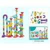 Construction Building Block Maze Toy,Marble Run Race Toy Set,Roll Ball Track Building Blocks Colorful Stereoscopic Maze Stacking Toys for Toddler Early Education view 3