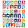 BEUNITONE 74 Pcs Sign Language Felt Pieces Set Alphabet Number Learning ABC Alphabet Poster Classroom Decor Sign Language Felt Board Letters Preschool Felt Story Board Pieces for Early Learning view 1