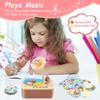 Toddler Record Player, Kids Phonograph with 99 Cards, Story Telling & Songs & DIY Record, Toddler Music Toys Ideal for Boys Girls 3 4 5 Year Old view 4