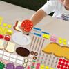 BEUNITONE 130 Pcs Felt Fruits and Vegetables Learning Pieces My Plate Precut Flannel Felt Board Figures Preschool The Very Hungry Precut Pieces for Flannel Board Gifts view 3