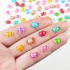 100 Pieces Tiny Turtles for Crafts Luminous Mini Resin Turtles Dollhouse Miniatures Mini Animals for Fairy Garden Micro Landscaping Decoration view 1