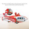 POENVFPO Rocket Tin Toy, Iron Plane Toy, Nostalgia Collectible for Gifts, Photography Props view 4