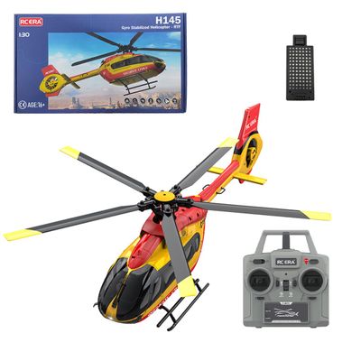 Actualia 1/30 Scale C190 H145 RC Helicopter, 2.4G 6CH Remote Control Aircraft with Altitude Hold and Optical Flow Positioning, One-Key Takeoff/Landing, Gift for Adults