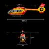 Actualia 1/30 Scale C190 H145 RC Helicopter, 2.4G 6CH Remote Control Aircraft with Altitude Hold and Optical Flow Positioning, One-Key Takeoff/Landing, Gift for Adults view 3