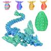 Balkwan Winged Dragon Surprise Egg 3D Printed Dragon Eggs with Dragon Inside Collectible Fantasy Dragon Desk Toy Gifts for Kids Adults Christmas Easter Birthdays Holiday Decor(Christmas Green,Medium) view 1