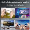 RG CubeXX Retro Handheld Game Console , 3.95 Inch IPS Screen Linux System Built-in 64G TF Card 5056 Games Support TV Output 5G WiFi Bluetooth 4.2(Gray) view 3