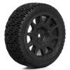 68mm 4 PCS 1/10 Runflat Tire 1.9 inch Rally Tire L001 for 1:10 Tamiya xv02 Maze Tire Lc PTG Off-road 94123 Kyosho FW06 etc. (black) view 3