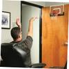 WHAMVOX 1pc Door Hanging Basketball Board Mini Basketball Hoop Indoor Decor Easy to Assemble view 2