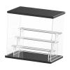 Fenteer Acrylic Display Case Display Shelf, Staircase Design, Storage Display Box, Toy Showcase Box for Countertop Action Figures, 4 Layers 24 Toys, 32cm view 1