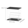 Fenteer Acrylic Display Case Display Shelf, Staircase Design, Storage Display Box, Toy Showcase Box for Countertop Action Figures, 4 Layers 24 Toys, 32cm view 2