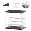 Fenteer Acrylic Display Case Display Shelf, Staircase Design, Storage Display Box, Toy Showcase Box for Countertop Action Figures, 4 Layers 24 Toys, 32cm view 4