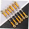 GETAJGHSD 6pcs Rc Car Rod Linkage Aluminum Turnbuckle Rods CNC Milled Made of Metal for Rc Truck Buggy view 2