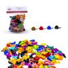 BoardGameSet 10PCS Doedicurus Animal Meeple Dinosaur Figures | Board Game Pieces Accessories Meeples, Purple view 3