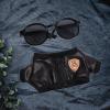 2 Pieces Dolls Black Jacket and Sunglasses, Miniature Clothes Costume Outfits for 15cm Dolls view 2