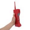 Yinhing Fake Phone, Iron Retro Brick Cell Phone Retro Phone 80S Accessories Approx. 241g / 8.5oz for Props, Restaurant Decoration, Family Decoration, etc (Red) view 1