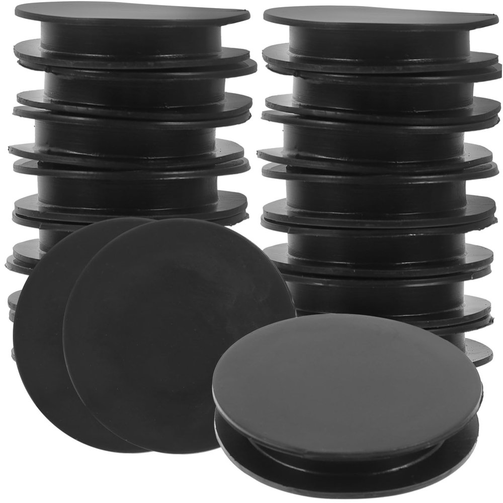 HOMOCONO 40pcs Stoppers for Piggy Bank Bottom Plugs to Seal Savings Box Installation for Plaster Doll Accessories Prevents Loss