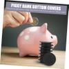 HOMOCONO 40pcs Stoppers for Piggy Bank Bottom Plugs to Seal Savings Box Installation for Plaster Doll Accessories Prevents Loss view 2