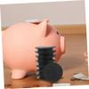 HOMOCONO 40pcs Stoppers for Piggy Bank Bottom Plugs to Seal Savings Box Installation for Plaster Doll Accessories Prevents Loss view 3