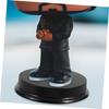 QUMIIRITY 3pcs Mini Round Dolls Base Figures Showing Stand Wooden Base Semicircle Display Action Figure Stand view 4