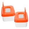 FONDOTIN 2pcs Wipe Dispenser Wipes Box Tissue Box Holder for Wet Pads Organize Fresh Clump Random Color view 1