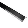 100 120 140 160 180 Cm Long Stainless Steels Corner Guards Wall Trim, Heavy Duty Safety Wall Corner Protector Strips/Corner Shield, Includes Adhesive Tape(Black2,Length 110cm/43.3 in) view 1