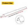 100 120 140 160 180 Cm Long Stainless Steels Corner Guards Wall Trim, Heavy Duty Safety Wall Corner Protector Strips/Corner Shield, Includes Adhesive Tape(Black2,Length 110cm/43.3 in) view 3