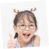 NOLITOY 20pcs Flocking Deer Horn Hair Accessories for Headdress Making Cute Antler Decorations for Christmas Parties and Craft Projects view 4