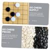 MUSISALY 360pcs Go Chess Pieces Black and White Game Stones for Strategy Play Smooth Surface Compact Design for Go and Five-Row Enthusiasts view 2