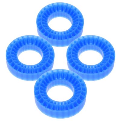 KOMBIUDA 4pcs Silicone Rubber Tires Foam Inserts for Rc Crawler Control Stability Vibrant Replacement Inserts for Scale Models