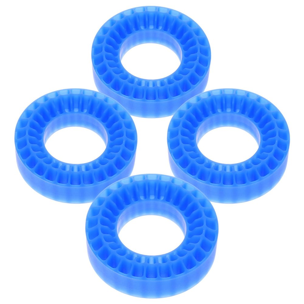 KOMBIUDA 4pcs Silicone Rubber Tires Foam Inserts for Rc Crawler Control Stability Vibrant Replacement Inserts for Scale Models