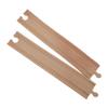 BESTonZON 2pcs Wooden Train Track Expansion Flexible Railway Accessories for Boy Girl Easy to Assemble Imagination and Hands Skills Smooth Finish for for Track Construction view 1