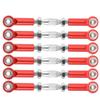 WESIEVYA 6pcs Aluminum Turnbuckle Rod Linkage for Rc Cars Easy Install Machined Material Scale Rc Car Parts view 1
