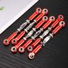 WESIEVYA 6pcs Aluminum Turnbuckle Rod Linkage for Rc Cars Easy Install Machined Material Scale Rc Car Parts view 4