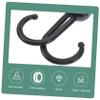 ORFOFE Stroller Hook for Hanging Bags Double Hook Hanger Practical and Strong Ideal for Shopping Carts and Wheelchairs view 3