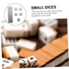 MUSISALY 1set Aluminium Alloy Dice Party Game Props Simple Small Festival Dice for Fun Drinking Games Ktv and Holiday Celebrations view 2