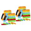 ABOOFAN 40pcs Three-legged Race Bands Legged Race Straps Bright Elastic Leg Straps for Outdoor Play view 1