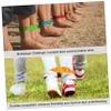 ABOOFAN 40pcs Three-legged Race Bands Legged Race Straps Bright Elastic Leg Straps for Outdoor Play view 2